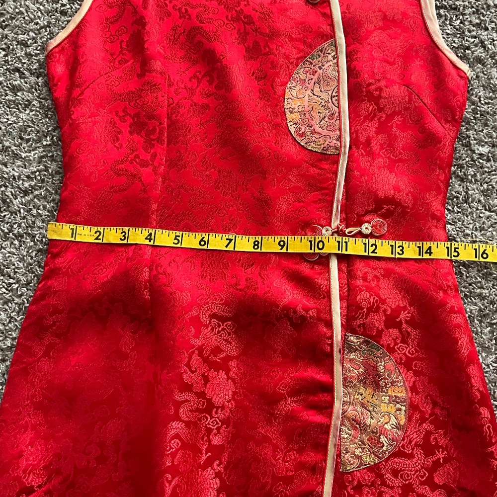 Elegant Silky Chinese Dress - Picture 7 of 8